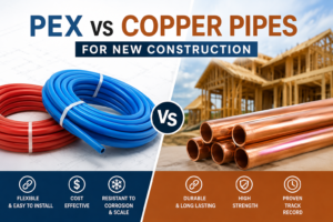 PEX vs copper pipes comparison