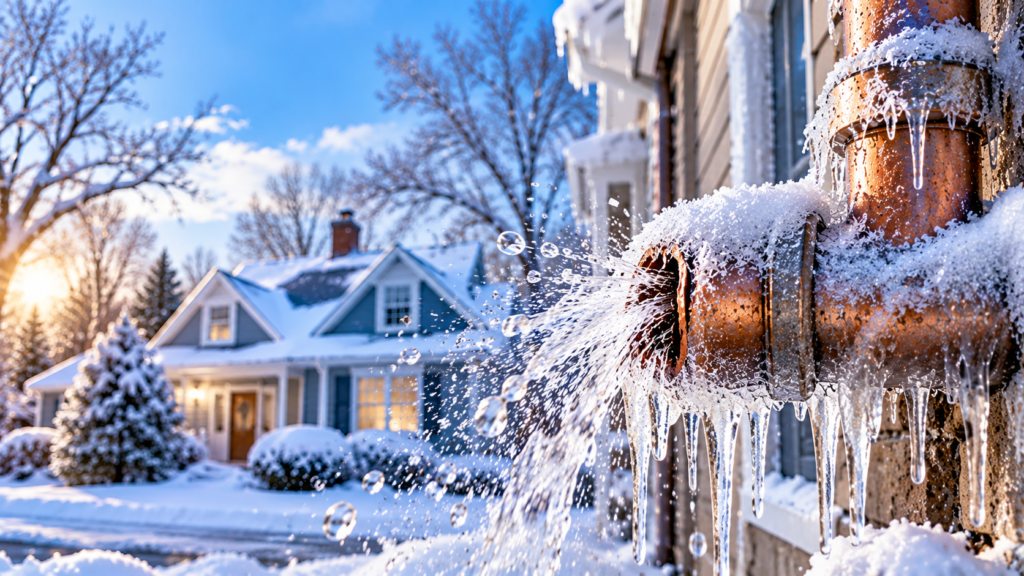 Pipes Freeze and Burst in East Bridgewater, MA